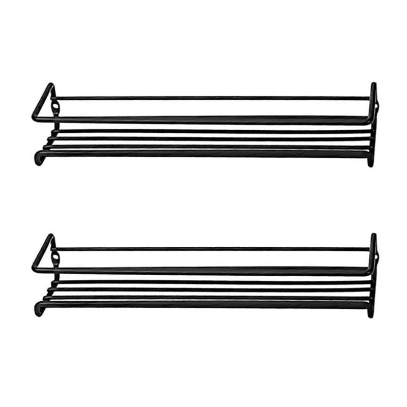 Iron Shelf Wall Mounted Organiser Kitchen Home Spice Storage Rack Bathroom Storage Drainage Rack Bathroom Kitchen Accessories