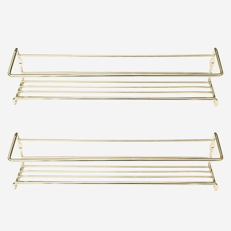 Iron Shelf Wall Mounted Organiser Kitchen Home Spice Storage Rack Bathroom Storage Drainage Rack Bathroom Kitchen Accessories